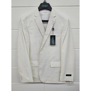 Lauren Ralph Lauren BLBB White Boy's Suit Blazer Size 8R